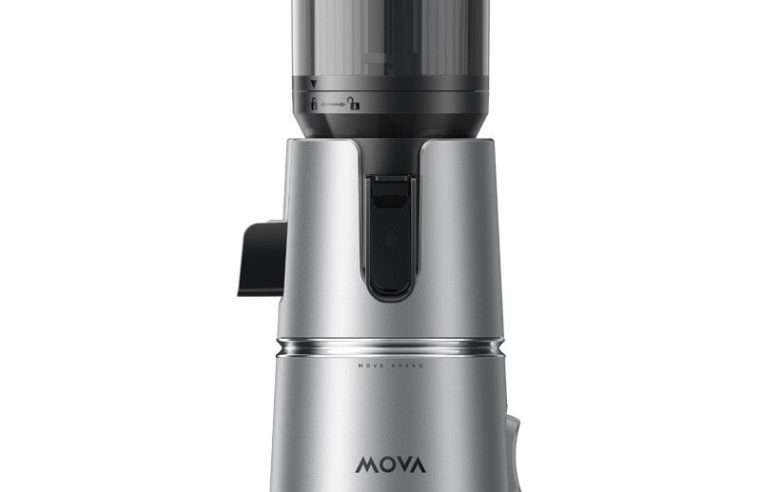 Сокоизстисквачка за плодове и зеленчуци Mova SJ10 сребриста 196,5x182x432mm