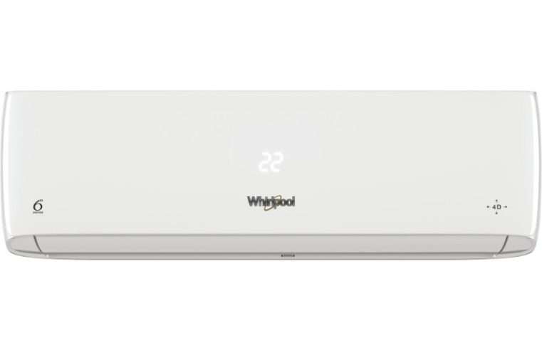 Климатик Whirlpool SPICR 312W, 3.5kW, Функция отопление, Технология 6th sense, Функция турбо охлаждане, Енергиен клас A++, Бял