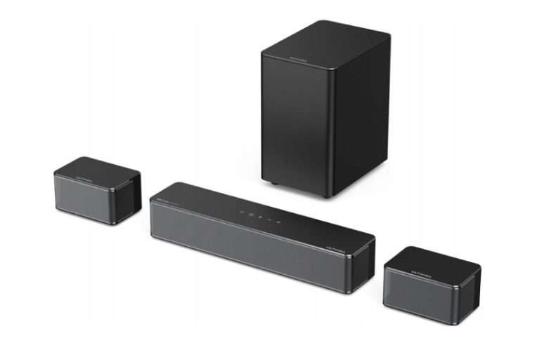 Саундбар Ultimea Poseidon D60 (2RCGOV2KO) 5.1 Dolby Atmos с безжичен субуфер, Bluetooth 5.3, eARC, оптичен, USB, черен