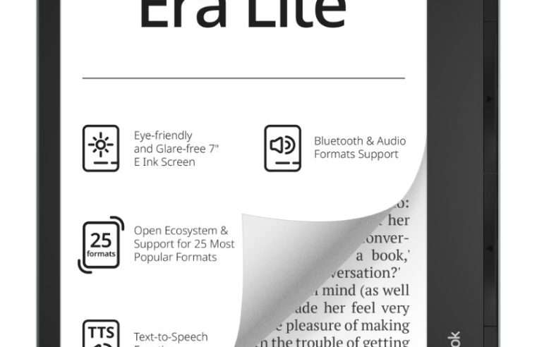 eBook Reader PocketBook Era Lite PB710, 7.0″ E Ink Carta™ 1300 сензорен екран, 300ppi, 16GB, Предно осветление, WiFi&Bluetooth, USB-C, Зелен