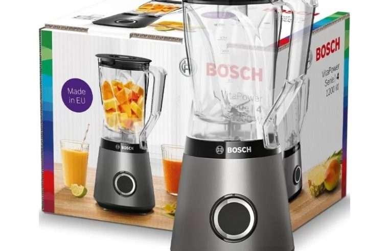 Пасатор Bosch VitaPower MMB6141S, 1200W, 1.5L, сив, 2 скорости