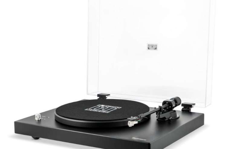 Грамофон Electromures EM 1023, Доза MM Audio-Technica AT-3600L, Bluetooth 5.0, Черен, 10″ x 12″