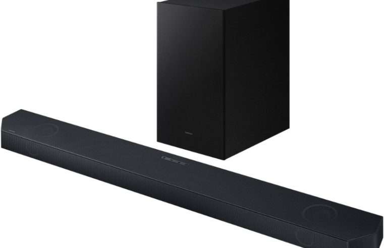 Soundbar Samsung HW-Q700D, 3.1.2, 320W, Bluetooth, Wi-Fi, Безжичен субуфер, Dolby Atmos, Титаново черно
