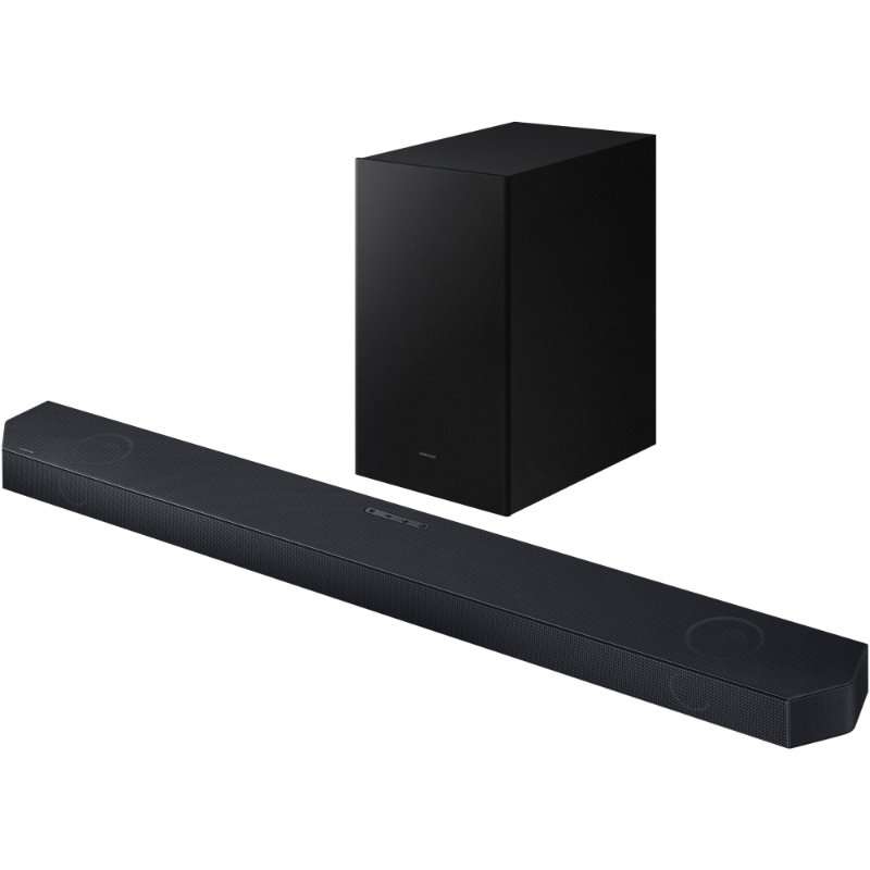 Soundbar Samsung HW-Q700D, 3.1.2, 320W, Bluetooth, Wi-Fi, Безжичен субуфер, Dolby Atmos, Титаново черно