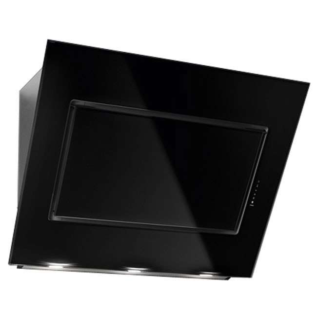 FALMEC QUASAR Green Tech стенен абсорбатор L=90 см, Клас A+++, Черно стъкло, 800 mc/h, Периметърно засмукване, Сензорно управление, LED, Таймер