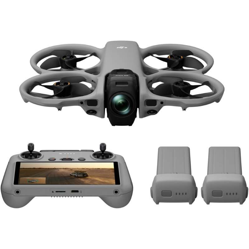 Дрон DJI Avata 360 Fly More Combo, 120MP, 8K/60fps HDR + Смарт контролер DJI RC 2
