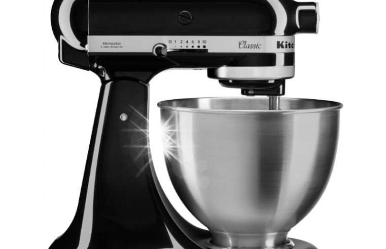 Миксер KitchenAid Classic 5K45SS метален 4.3L черен 36x22x34cm