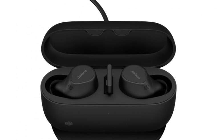 Слушалки, JABRA EVOLVE2 Buds MS, Cradle USB-A MS, Link 380 BT adapter USB-A MS, 30 cm USB-C to USB-A cable