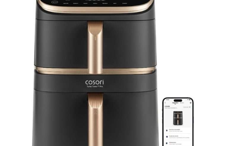 Фритюрник без мазнина Cosori Turbo Tower, 10,8L, черен, 41,3x30x40,5cm