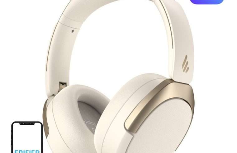 Слушалки Edifier WH950NB 2025, Bluetooth 5.4, хибридно ANC, бежови
