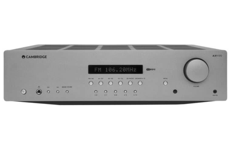 Стерео усилвател Cambridge Audio AXR100, 100W, сив, 110x430x340мм