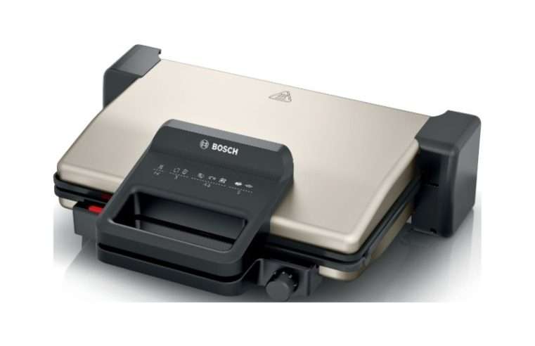 Електрически грил Bosch TCG3302 керамичен 2000W сребрист 13.3×39.9×32.5cm